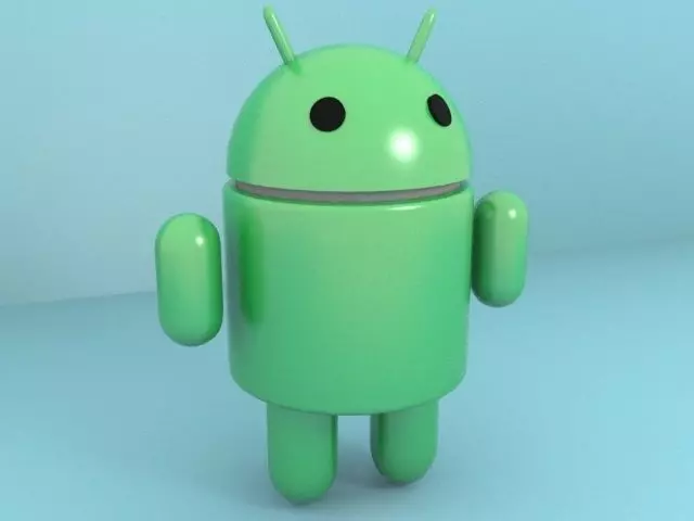 Character Animation Android Low-poly 3D model_0