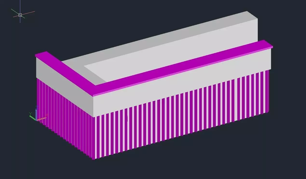 Modern Counter 3D print model