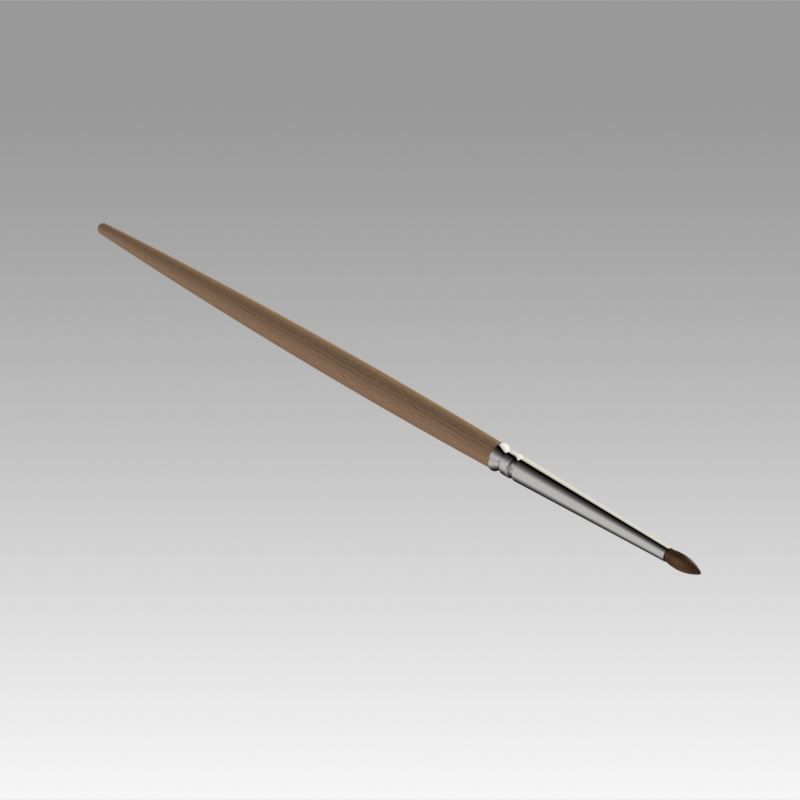 Paint brush 3D model_6