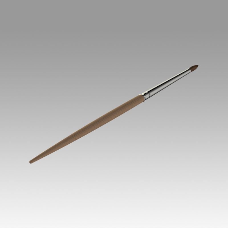 Paint brush 3D model_4