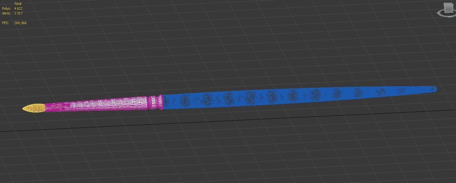 Paint brush 3D model_10