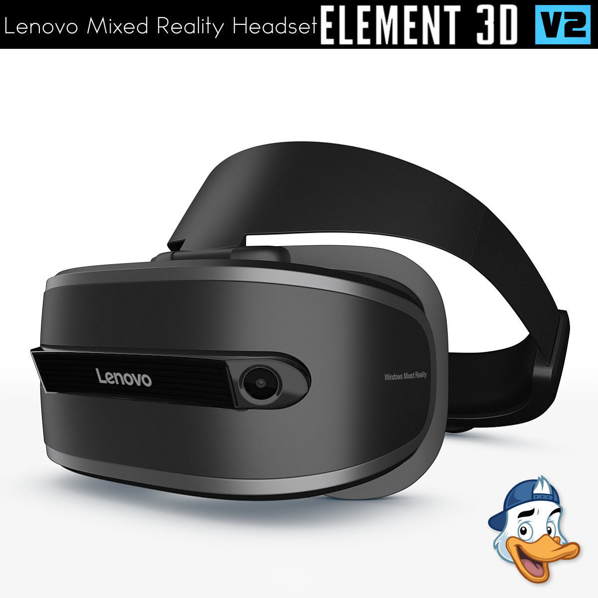 Lenovo Windows Mixed Reality Headset for Element 3D 3D model