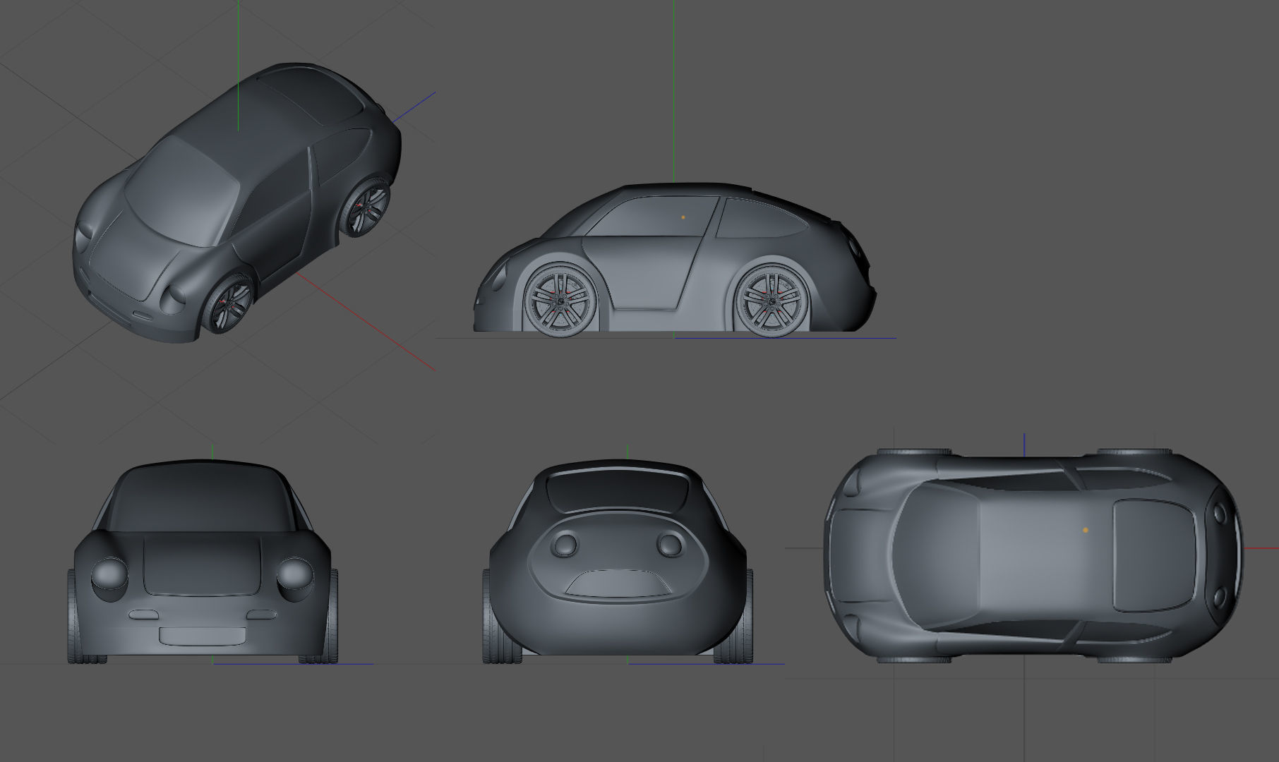 AAA Ferrari Half Moon Concept Design 3D print model_4