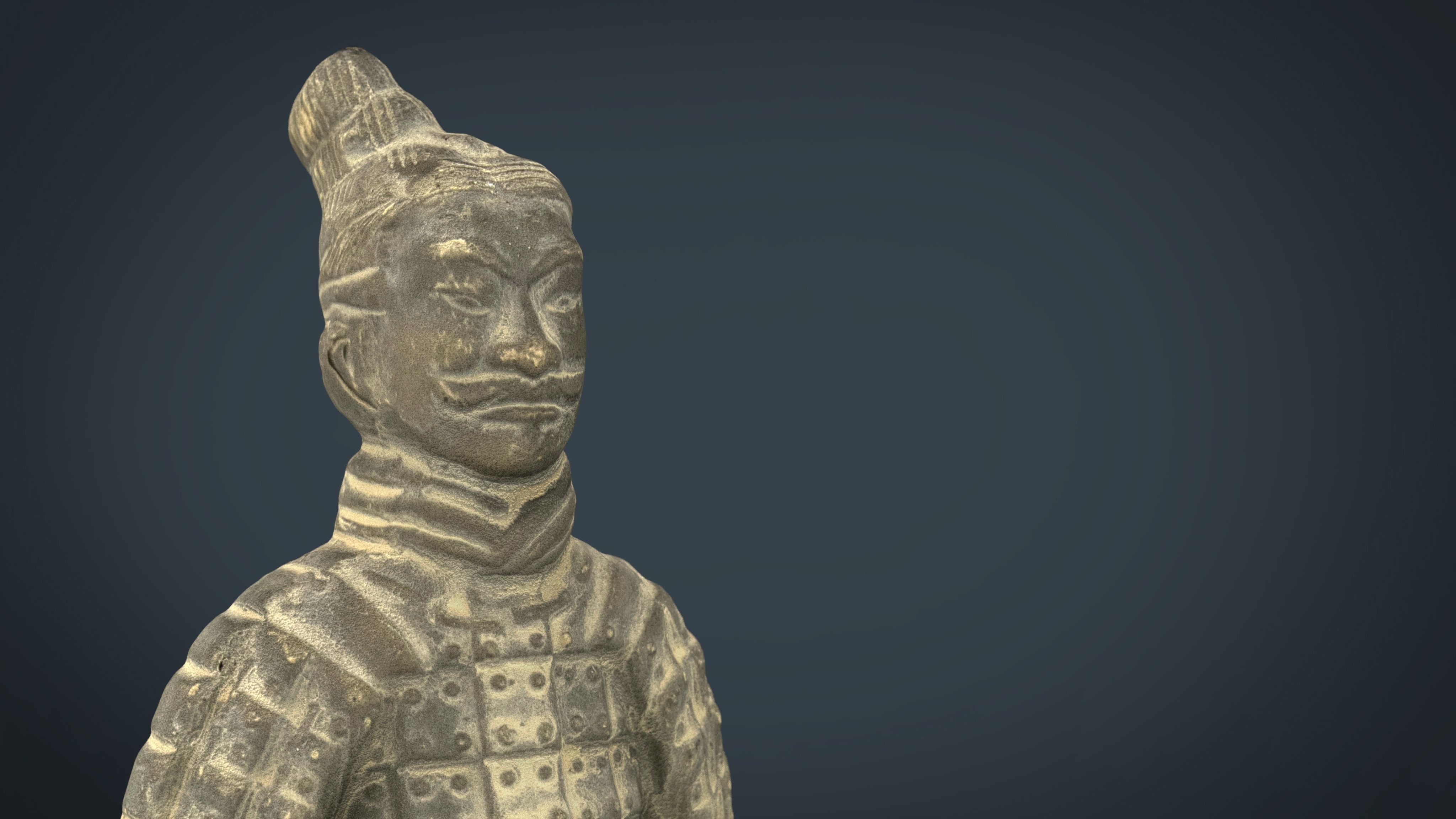 Terracotta Warriors Soldier Type 2 Low-poly 3D model_16