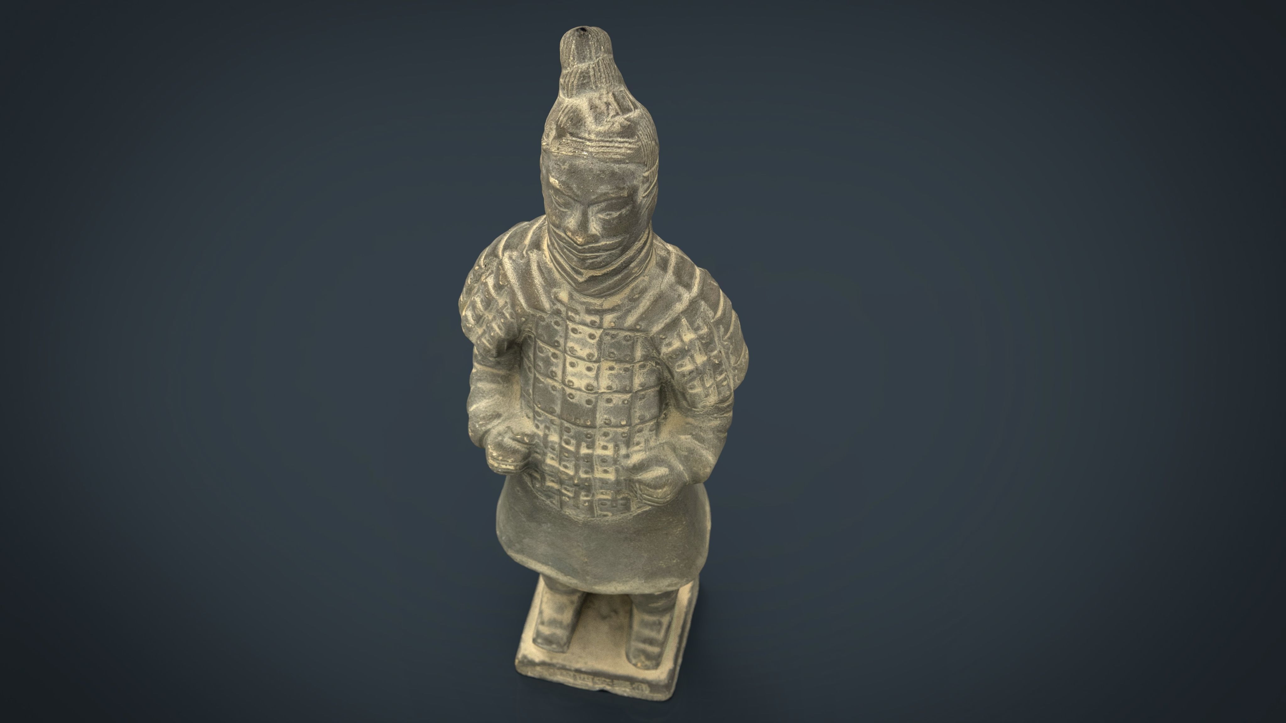 Terracotta Warriors Soldier Type 2 Low-poly 3D model_14