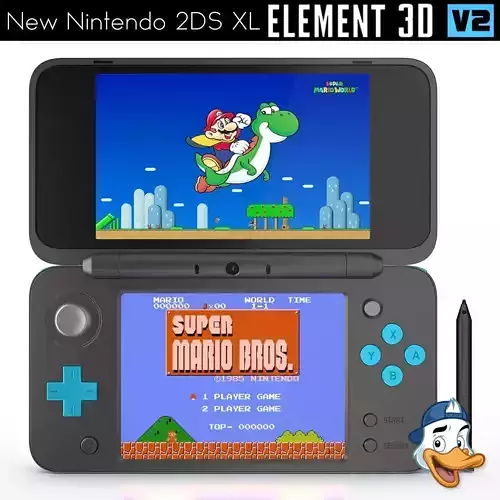 New Nintendo 2DS XL for Element 3D