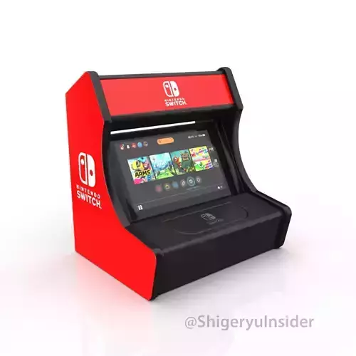 Nintendo switch arcade stand 3D print model