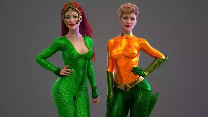  AquaWoman - Mera 3D model