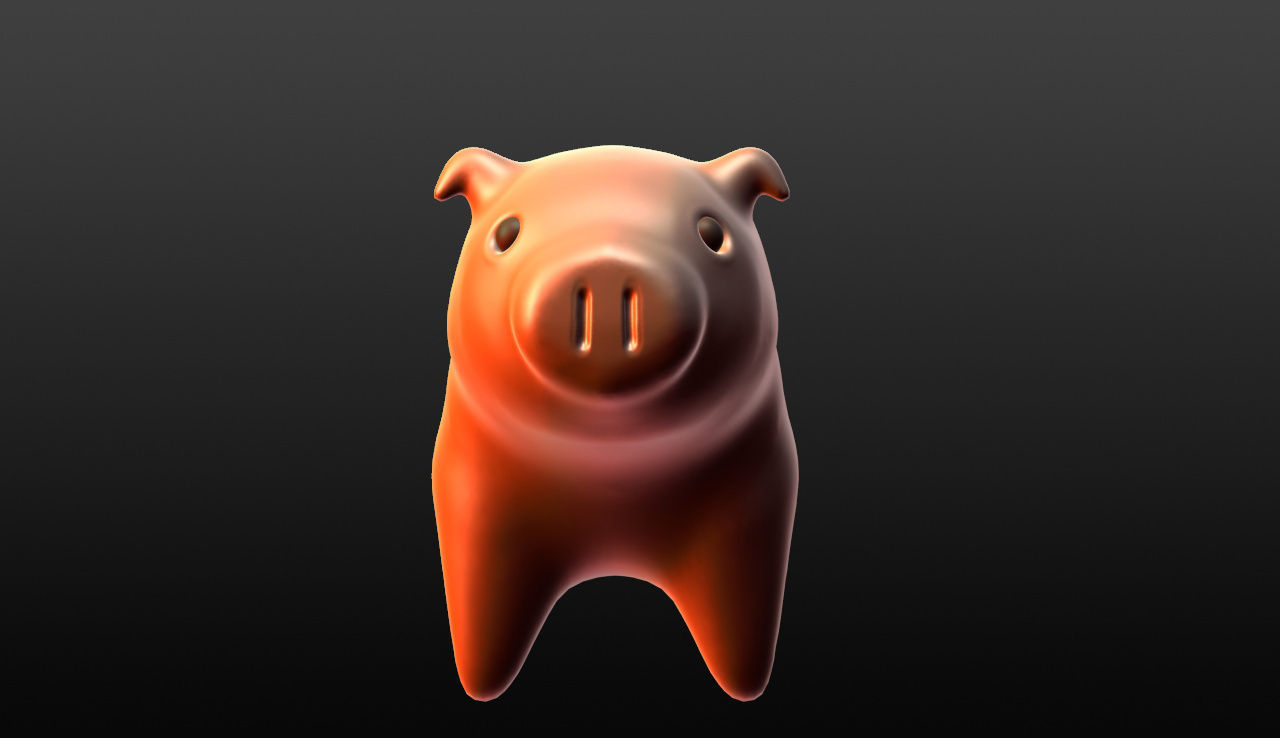 PIGGY BANK Free 3D model_1