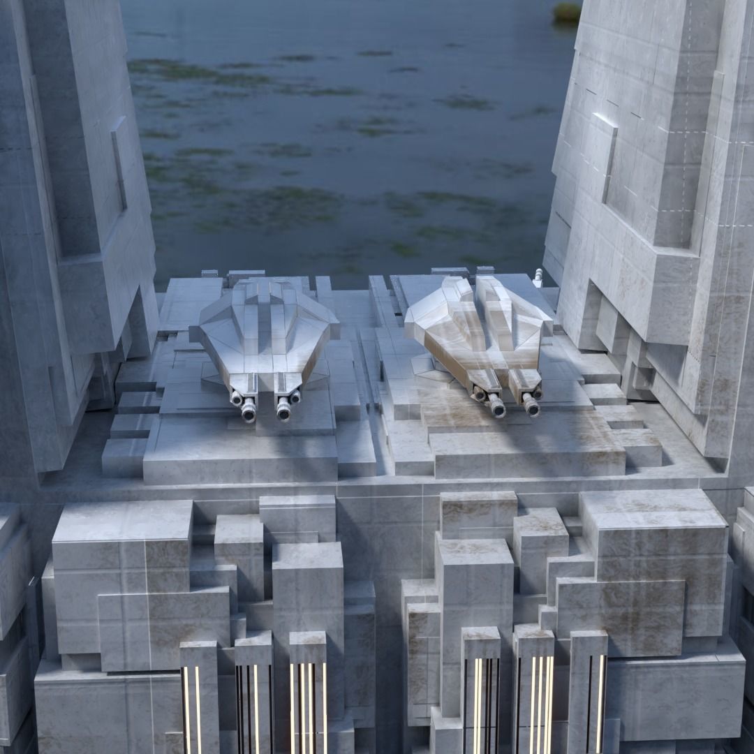 Medium freighter SS9 Low-poly 3D model_3