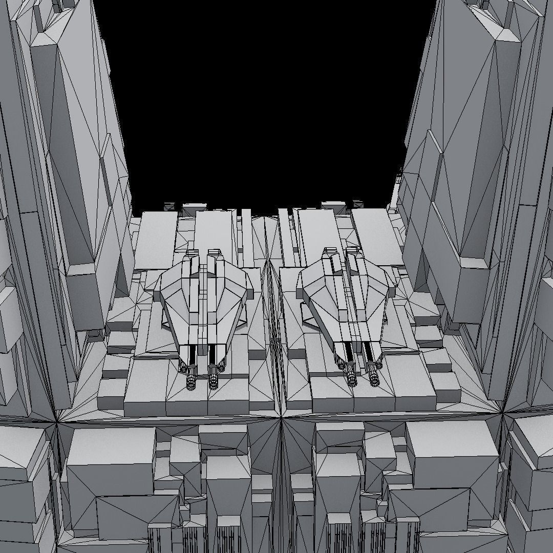 Medium freighter SS9 Low-poly 3D model_12