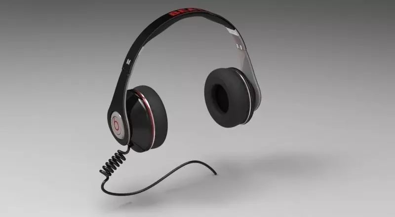 beats headset Free 3D model