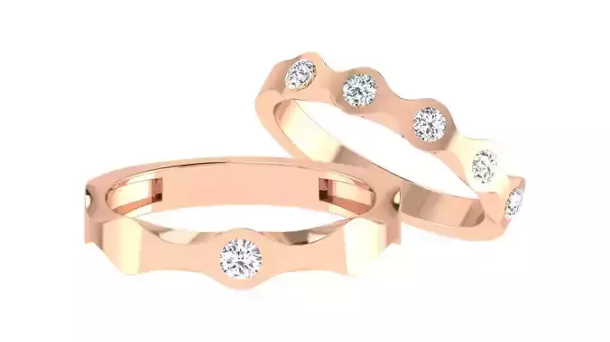 Rose Gold Engagement Ring With Diamond 3