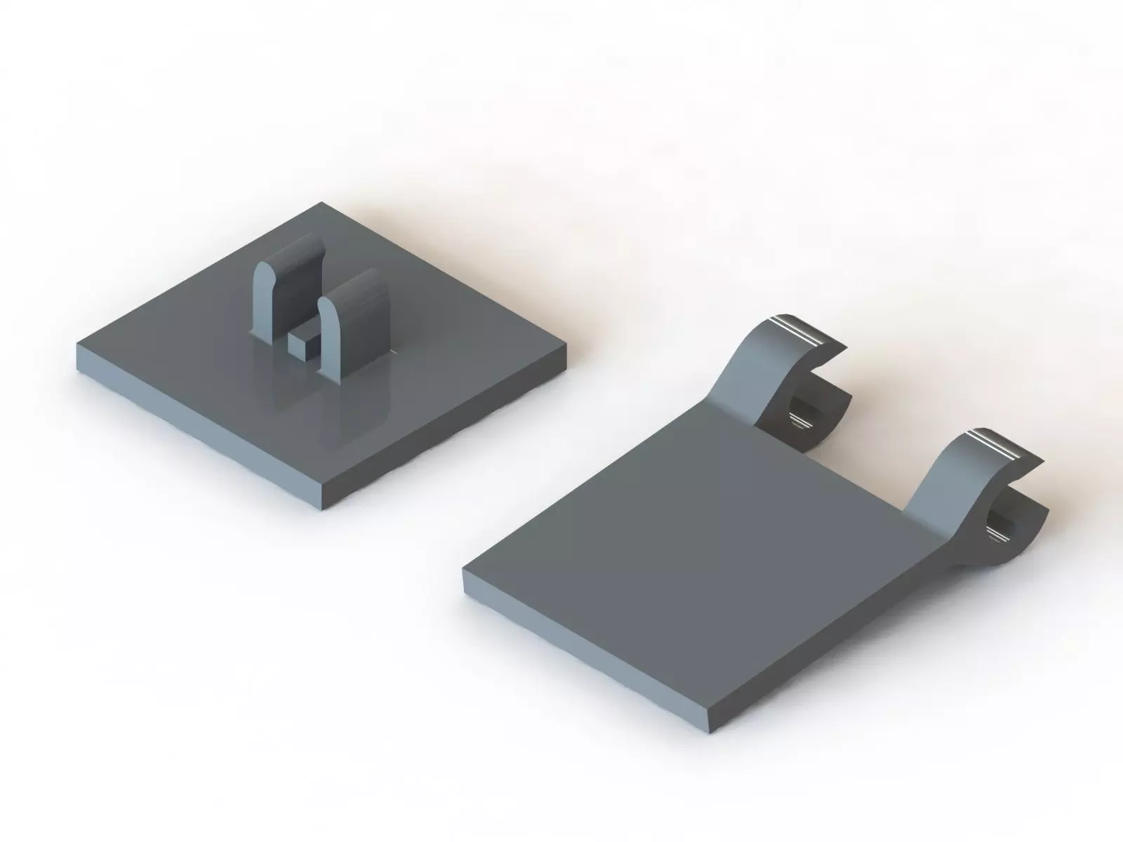 Lego Flag Clip Free 3D model