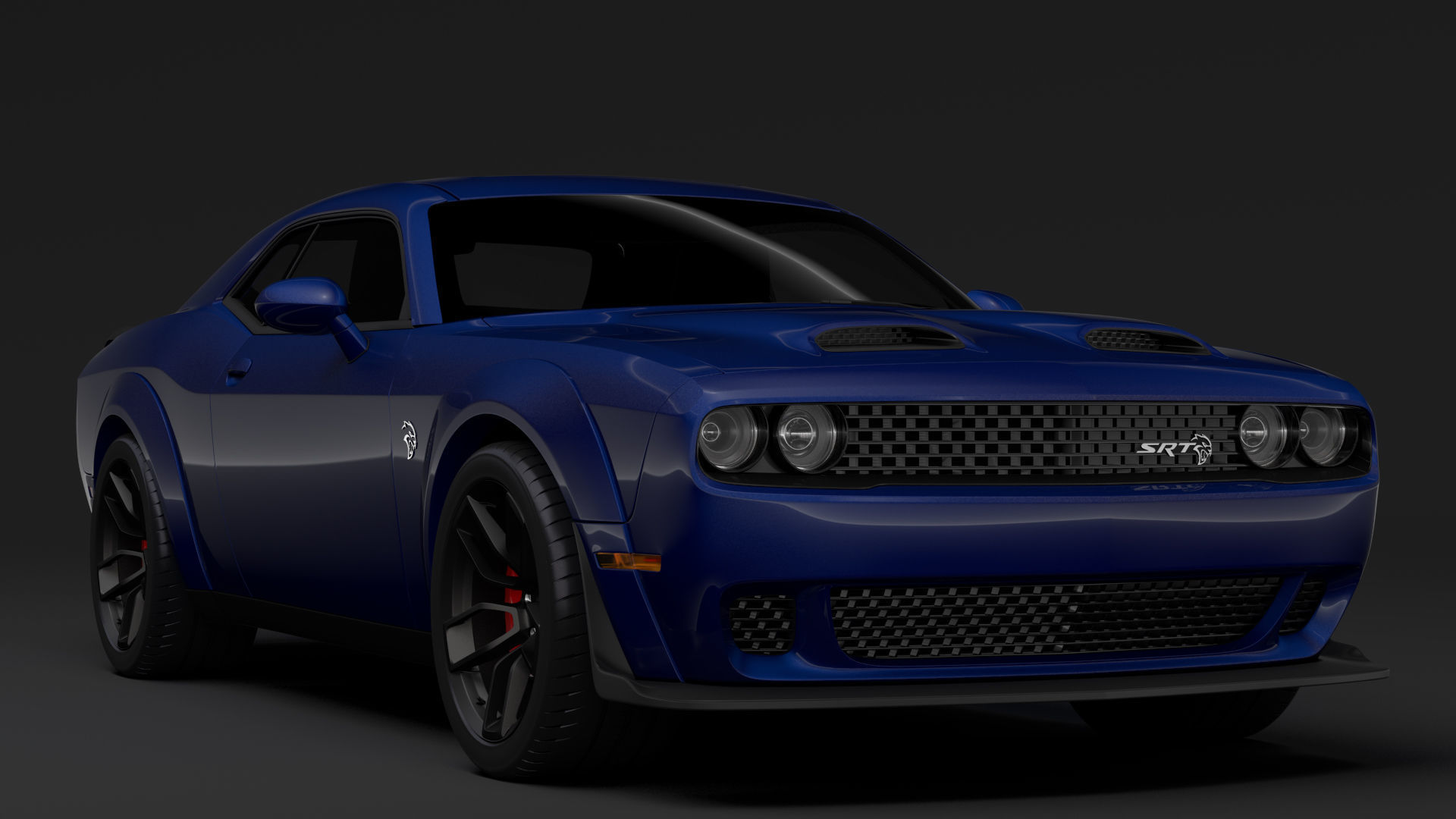 Dodge Challenger SRT Hellcat Widebody LC 2020 3D model_3