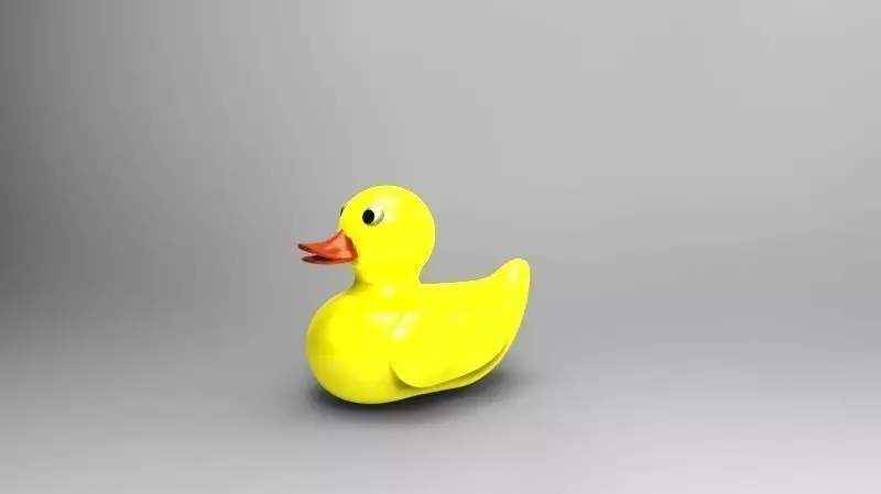 duck rubber Free 3D model_0