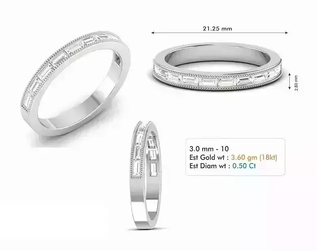 Thin Engagement Ring With Diamonds
