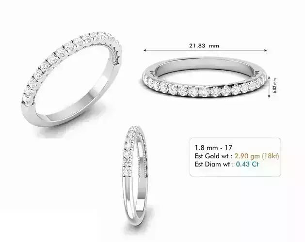Thin Engagement Ring With Diamonds 10