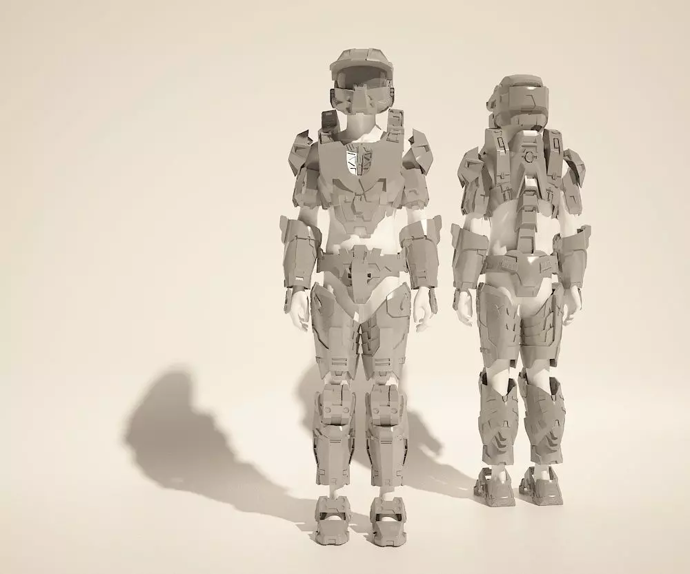 Custom Master Chief Halo4 cosplay style costume files for 3d pri 3D print model_0