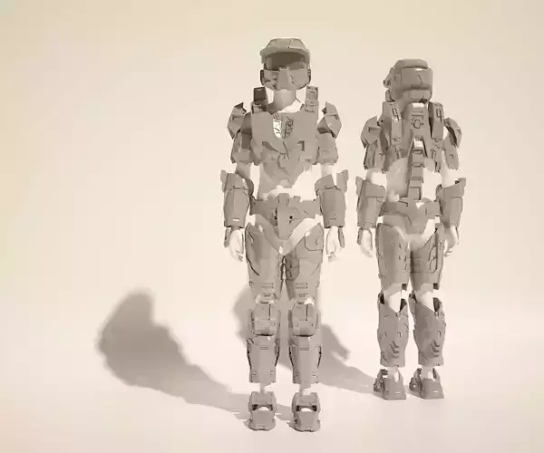 Custom Master Chief Halo4 cosplay style costume files for 3d pri 3D print model