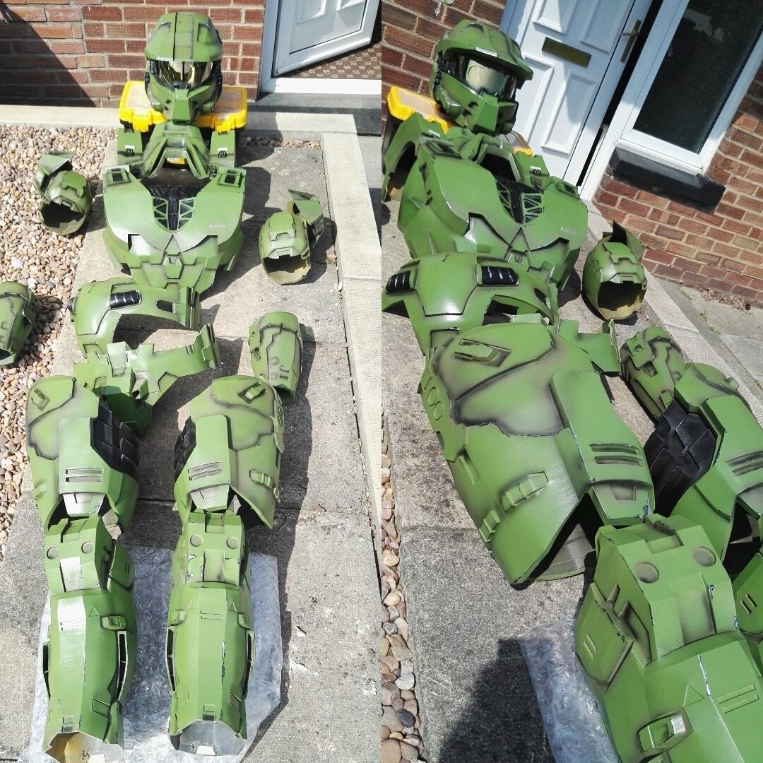 Custom Master Chief Halo4 cosplay style costume files for 3d pri 3D print model_1