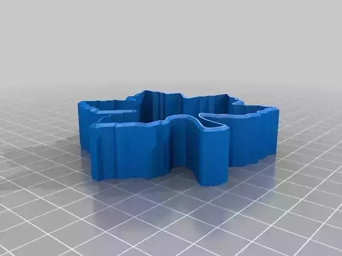 Maple Leaf Cookie Cutter Free 3D print model
