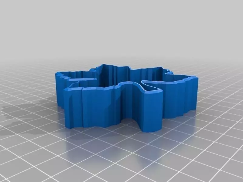 Maple Leaf Cookie Cutter Free 3D print model_0