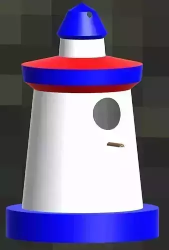 Lighthouse Birdhouse Free 3D print model
