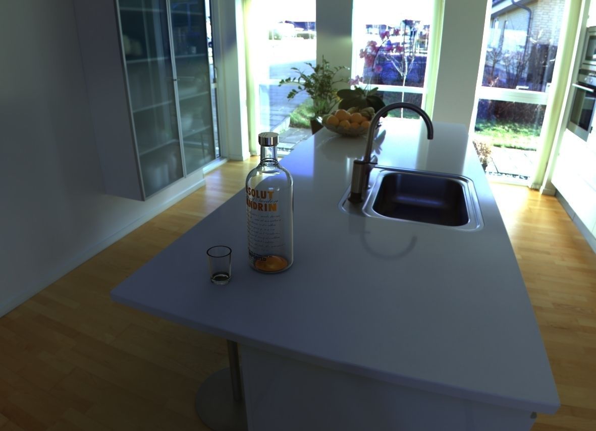 Absolut Mandarin Free 3D model_1