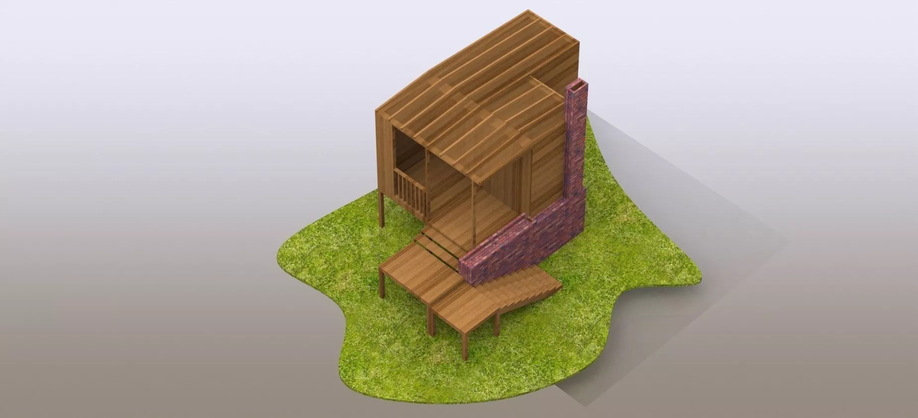 Backyard Hideout Free 3D model