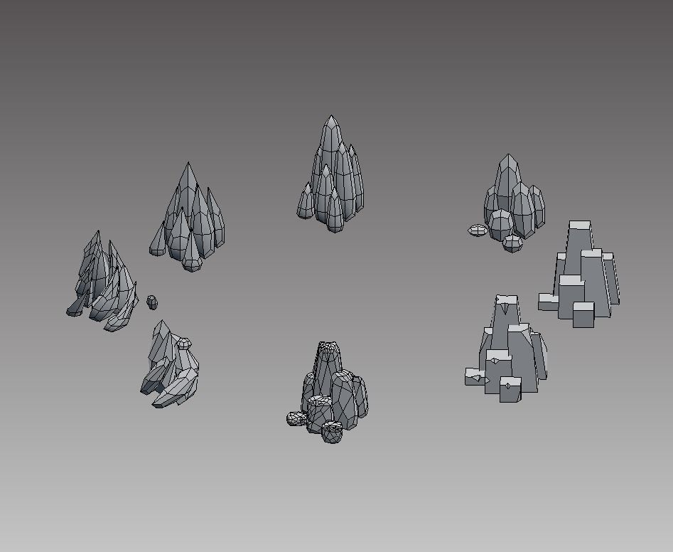 Polygon Desert Pack Free low-poly 3D model_5