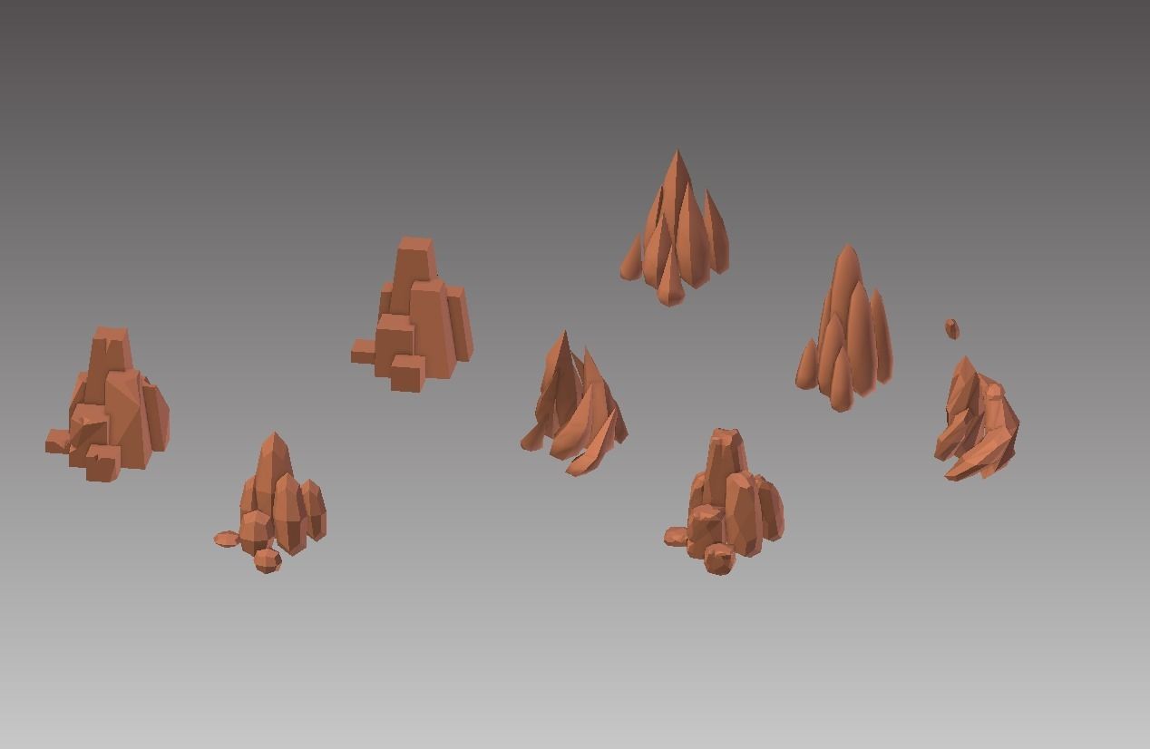 Polygon Desert Pack Free low-poly 3D model_2