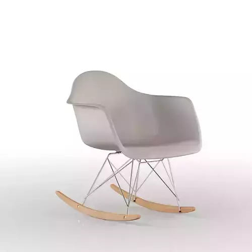 Beige Eames Chair Cradle
