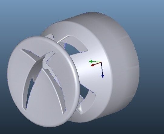 Xbox JoystickExtender Concave Free 3D print model_1