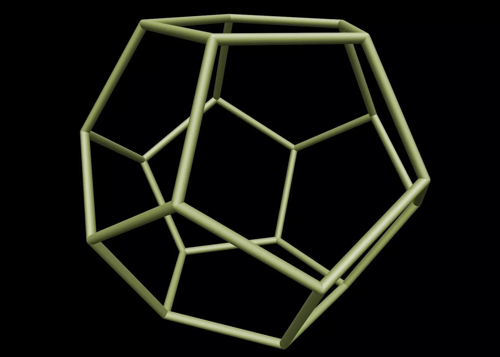 056 Dodecahedron 20 cm dE-6mm 3D print model