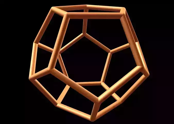 057 Dodecahedron 20 cm dE-9mm 3D print model
