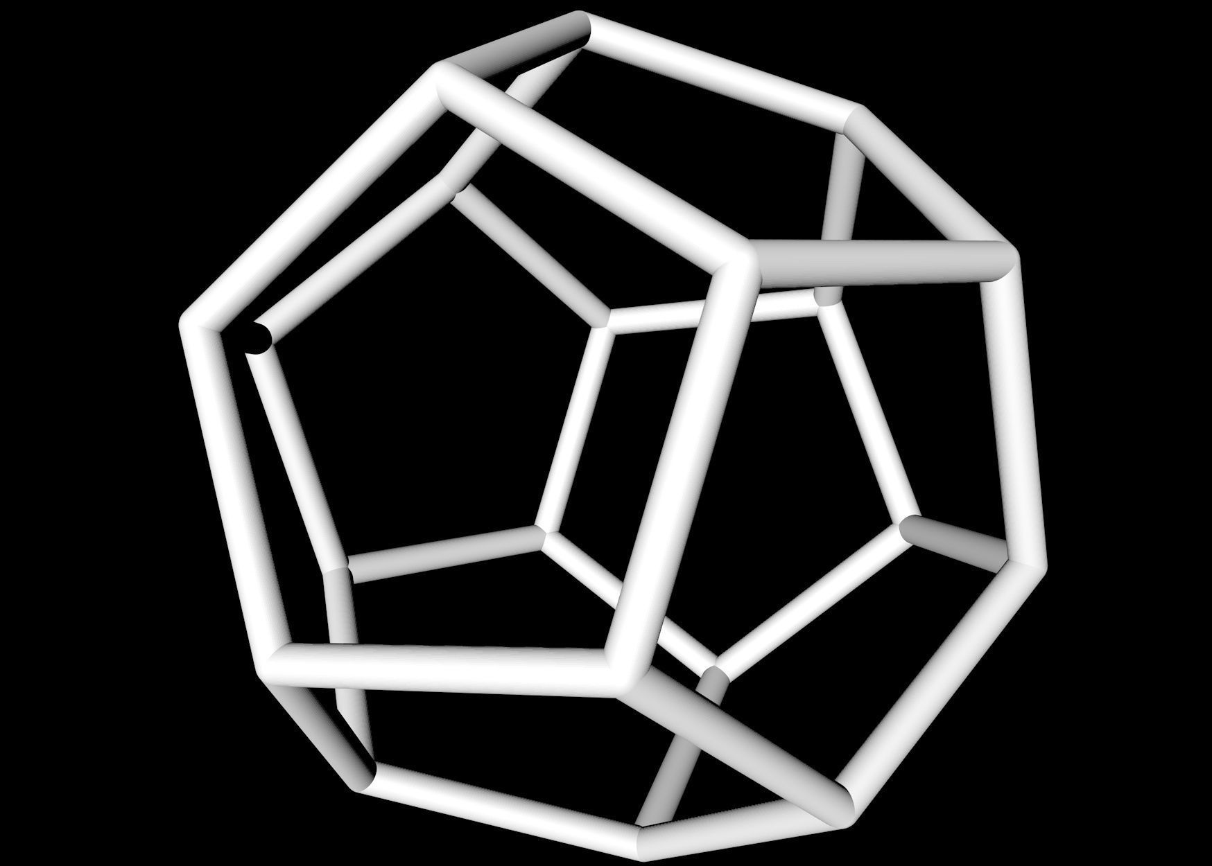 057 Dodecahedron 20 cm dE-9mm 3D model 3D printable | CGTrader