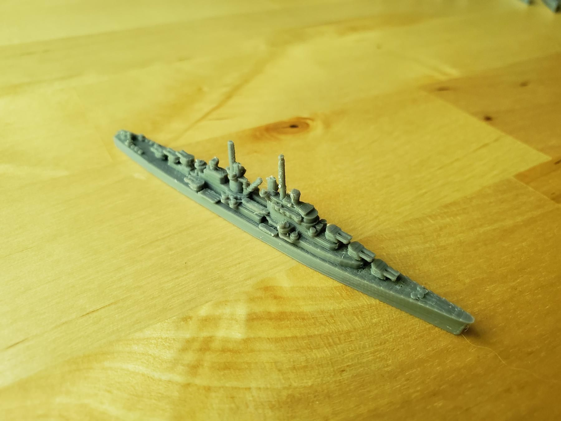 US Atlanta Class Cruiser Warship 3D print model_10