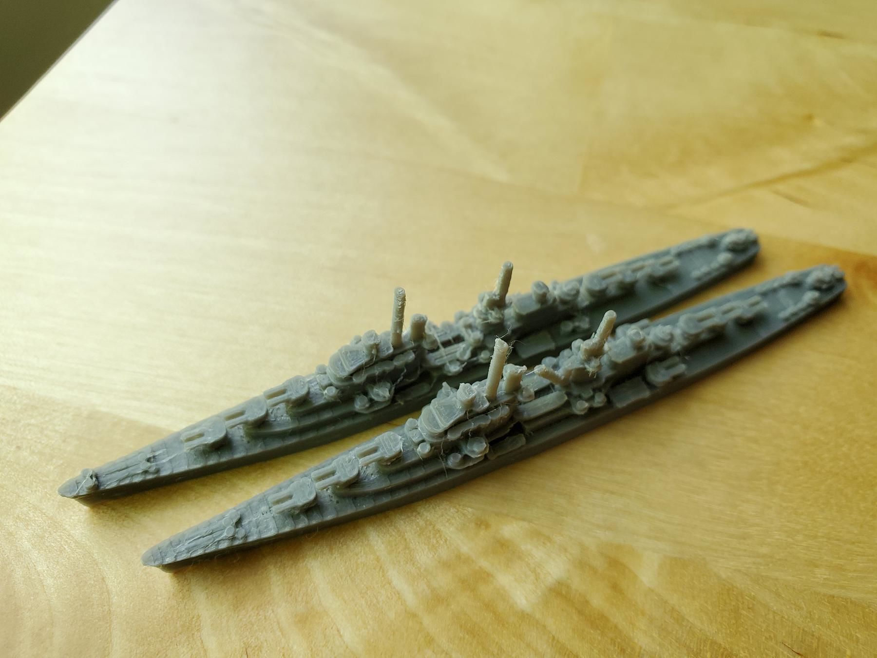 US Atlanta Class Cruiser Warship 3D print model_5