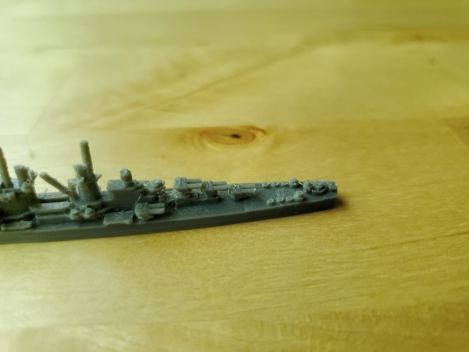 US Atlanta Class Cruiser Warship 3D print model_8