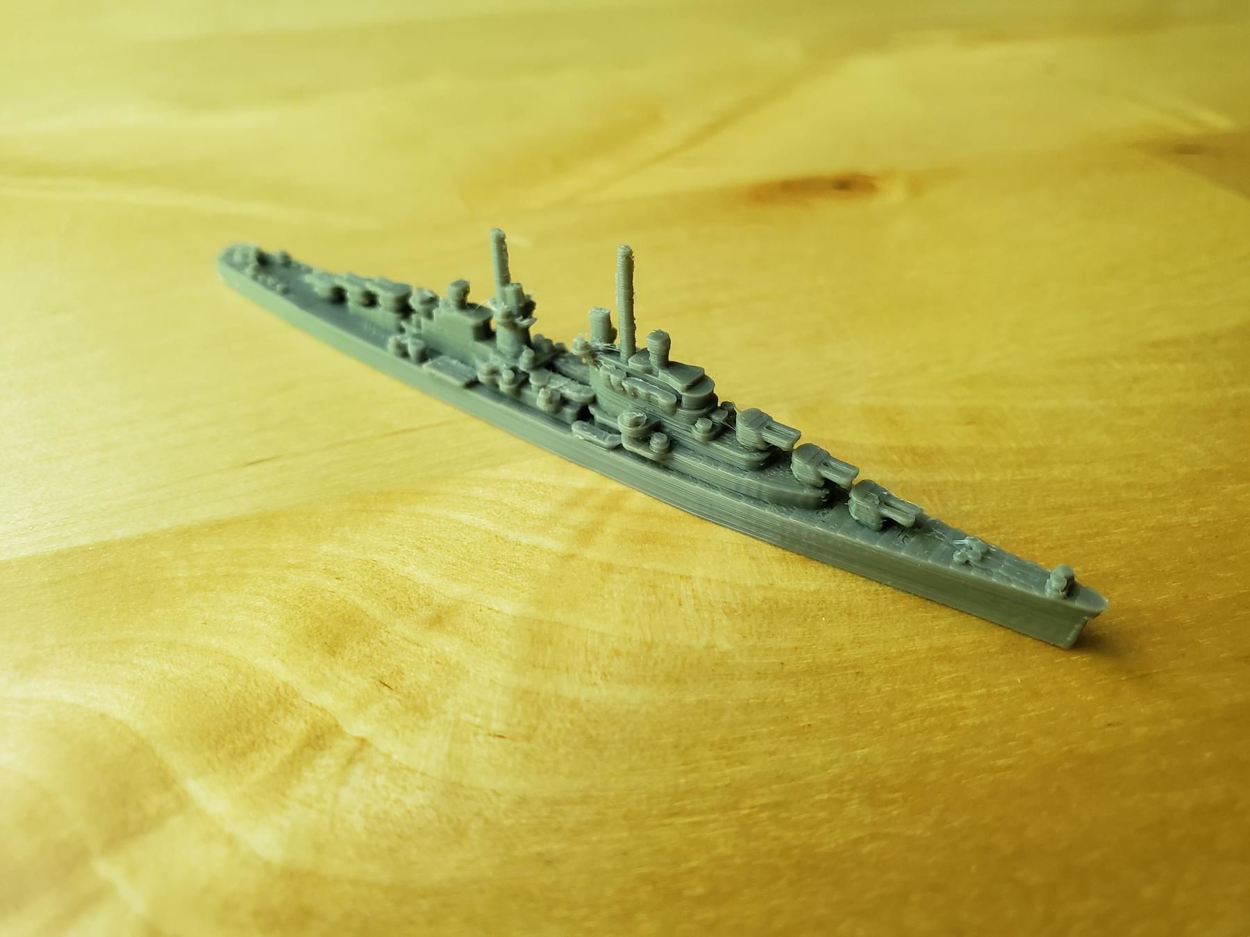US Atlanta Class Cruiser Warship 3D print model_15