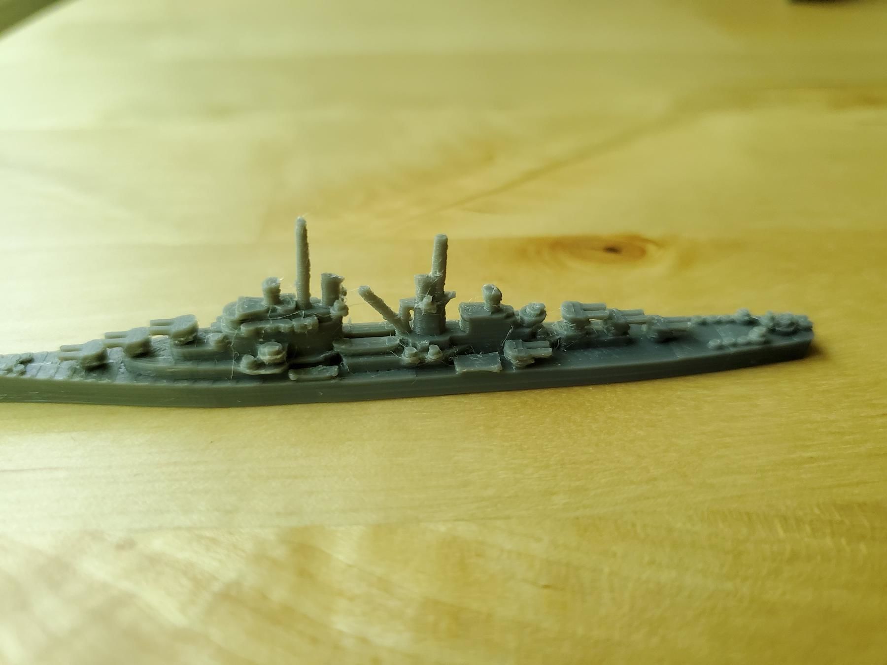US Atlanta Class Cruiser Warship 3D print model_9