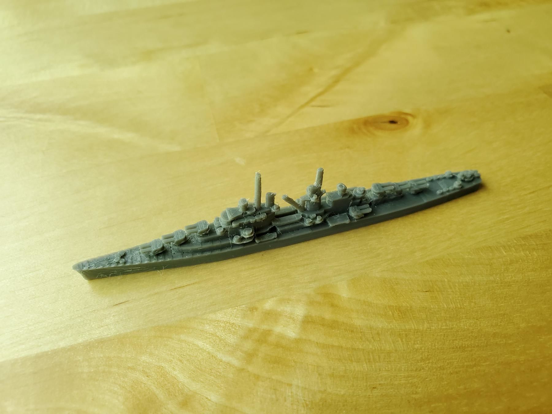 US Atlanta Class Cruiser Warship 3D print model_6