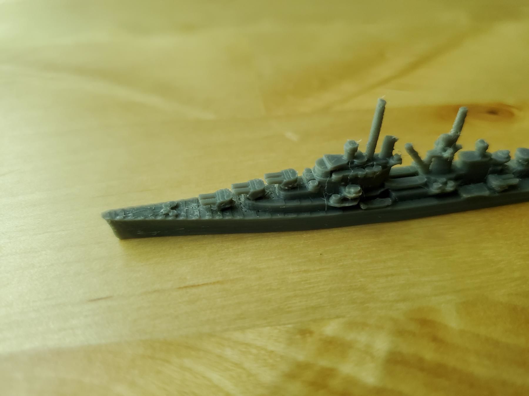 US Atlanta Class Cruiser Warship 3D print model_7