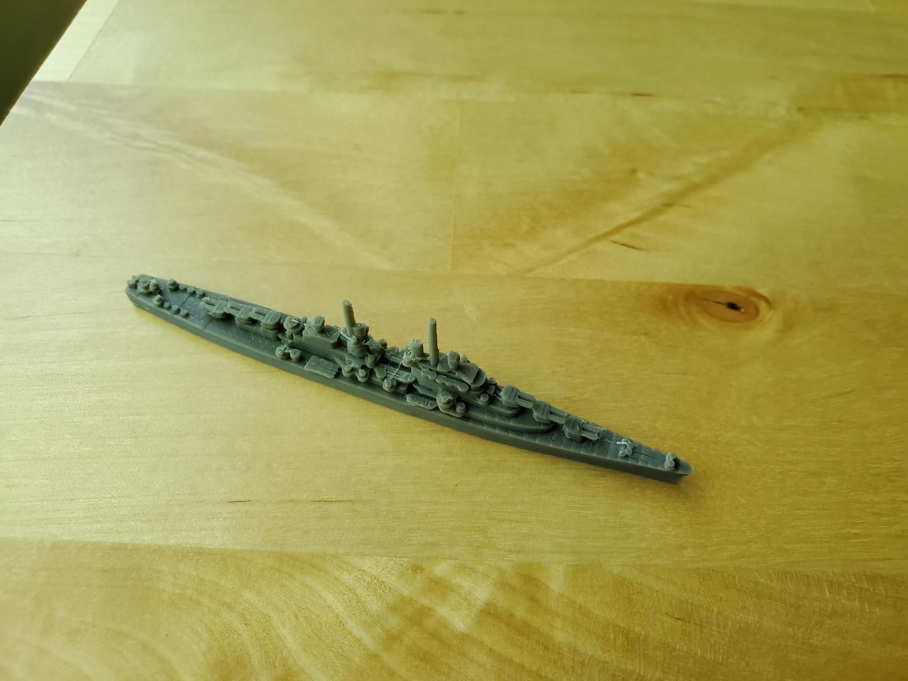 US Atlanta Class Cruiser Warship 3D print model_21