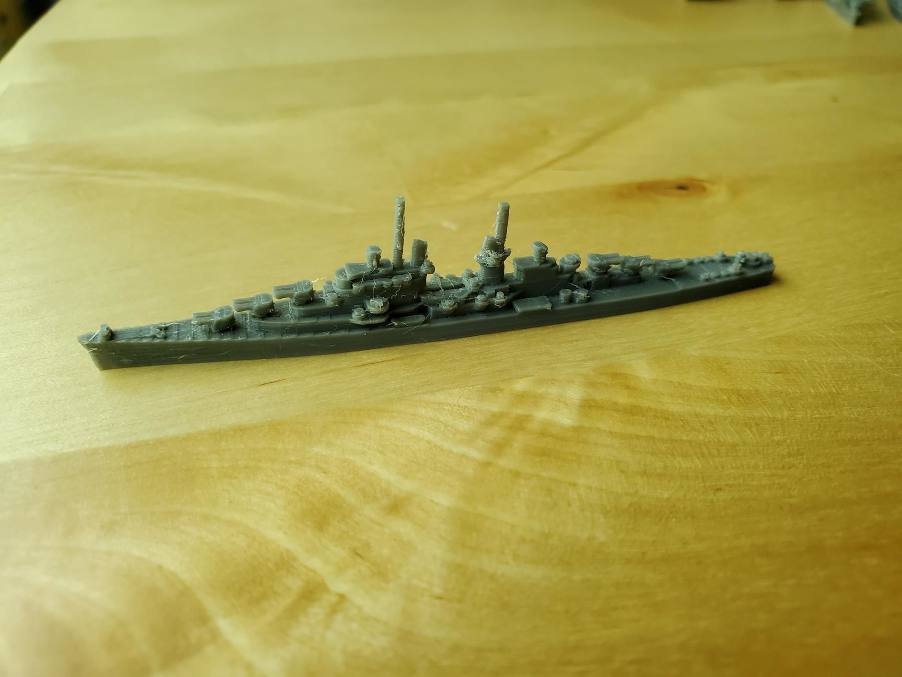 US Atlanta Class Cruiser Warship 3D print model_14