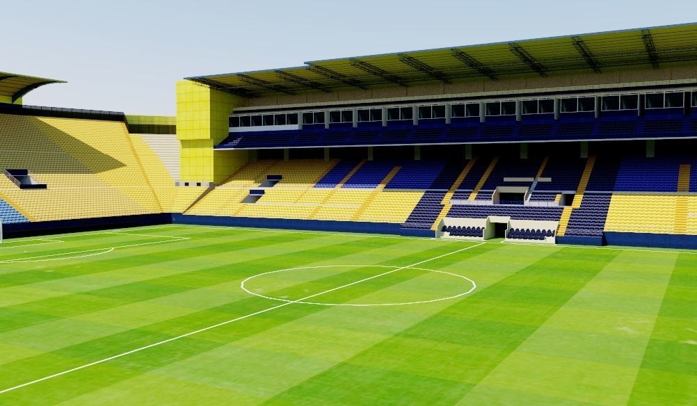 Estadio de la Ceramica - Villarreal Low-poly 3D model_6