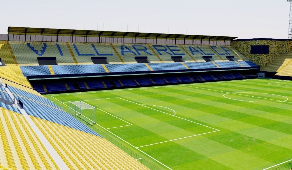 Estadio de la Ceramica - Villarreal Low-poly 3D model_3