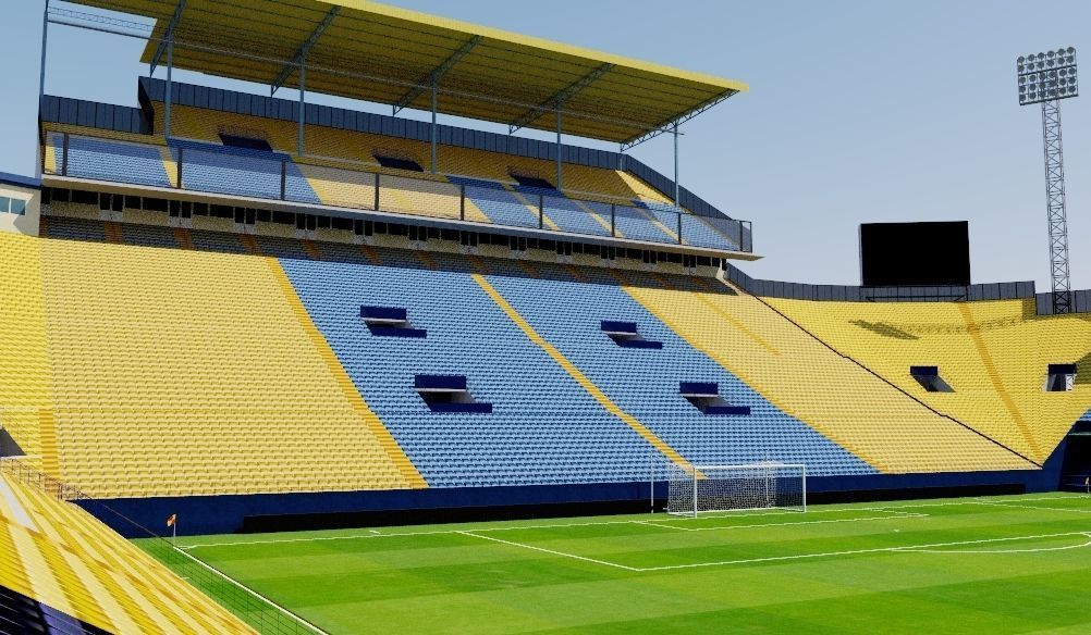 Estadio de la Ceramica - Villarreal Low-poly 3D model_5