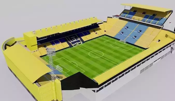 Estadio de la Ceramica - Villarreal Low-poly 3D model